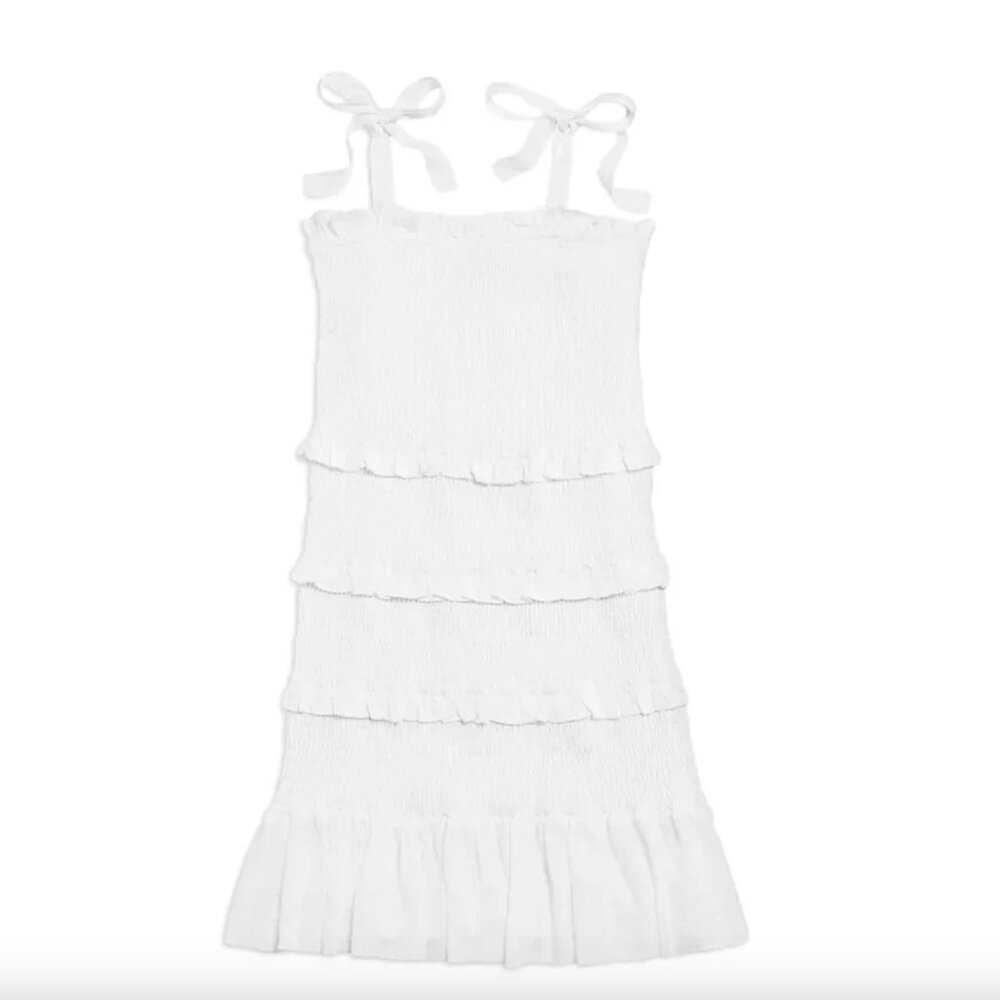 Katie J NYC Tween Evan Solid Dress - White